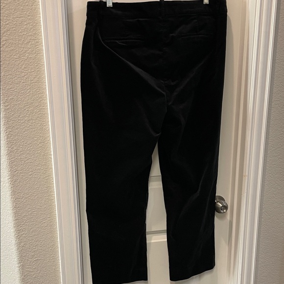 J. Crew Black Velvet Kallie Pants - Picture 3 of 12